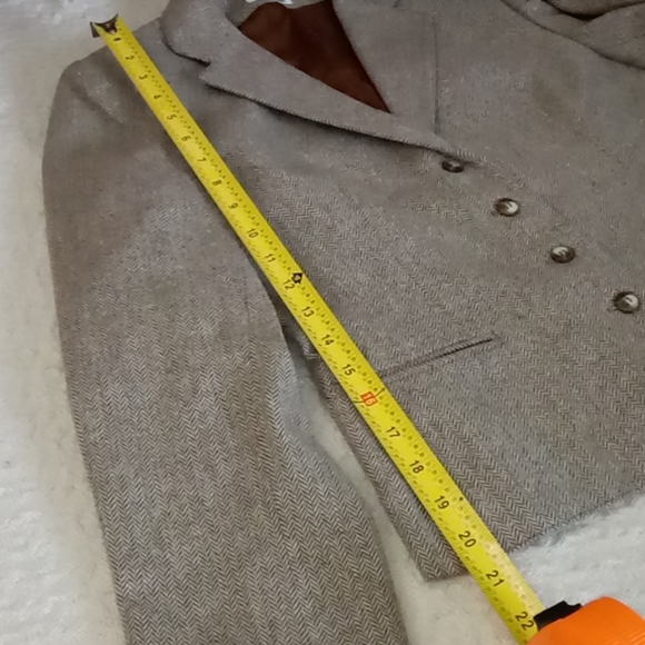 Country Suburbans Wool Vintage Herringbone Jacket Union ILGWU Sz 6 - Picture 13 of 15